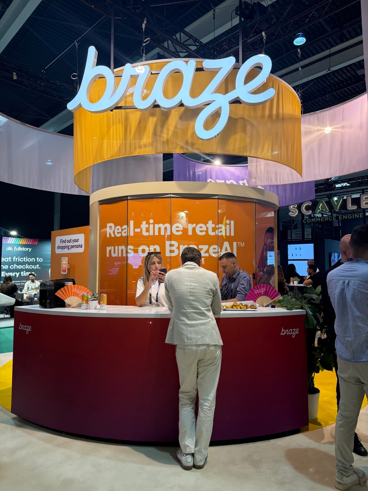 The Braze stand at Shoptalk Europe