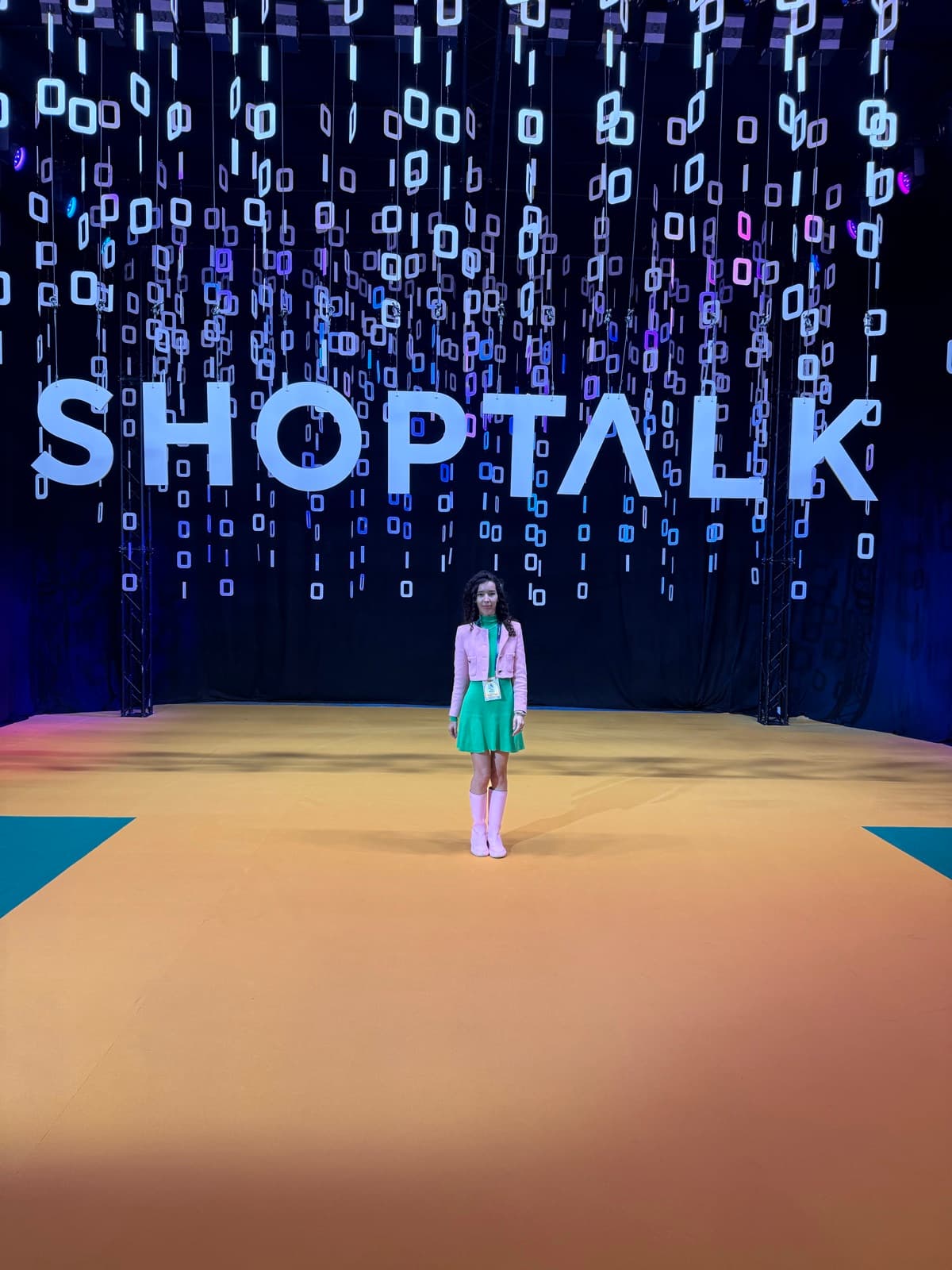 Célia M., contributing editor at Retail to See, on the ground at Shoptalk Europe